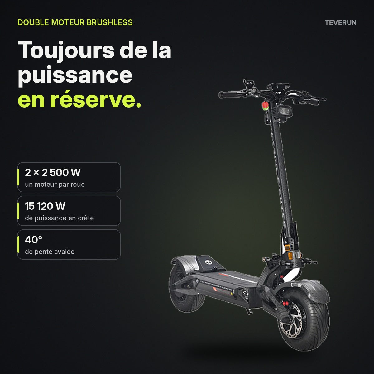 Double moteur brushless 2 x 2500 W