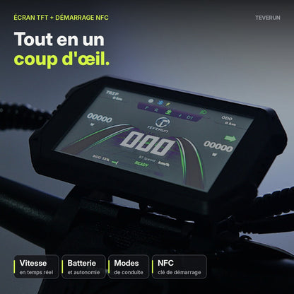 Écran TFT couleur avec démarrage NFC